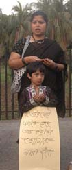Mother & Child in Black motherchild in black